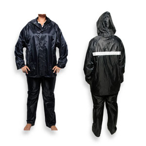Reflective Rubberized Rain Suit