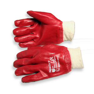 PVC KNITTED GLOVE